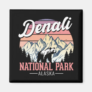 Imán Parque Nacional Denali Antiguo – Viajes a Alaska