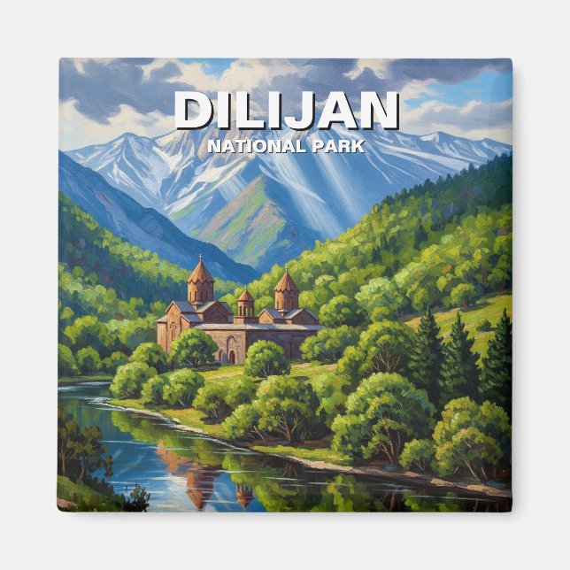 Imán Parque nacional Dilijan Armenia (Frente)