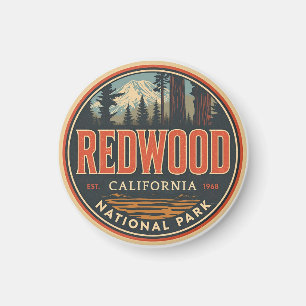 Imán Parque nacional estatal de Redwood, California cos