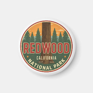 Imán Parque nacional estatal Redwood, California coster