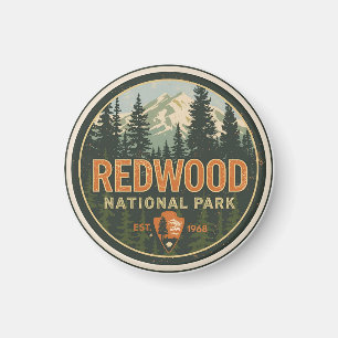 Imán Parque nacional estatal Redwood, California coster