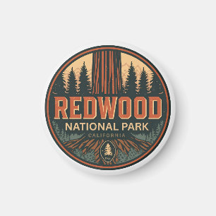 Imán Parque nacional estatal Redwood, California coster