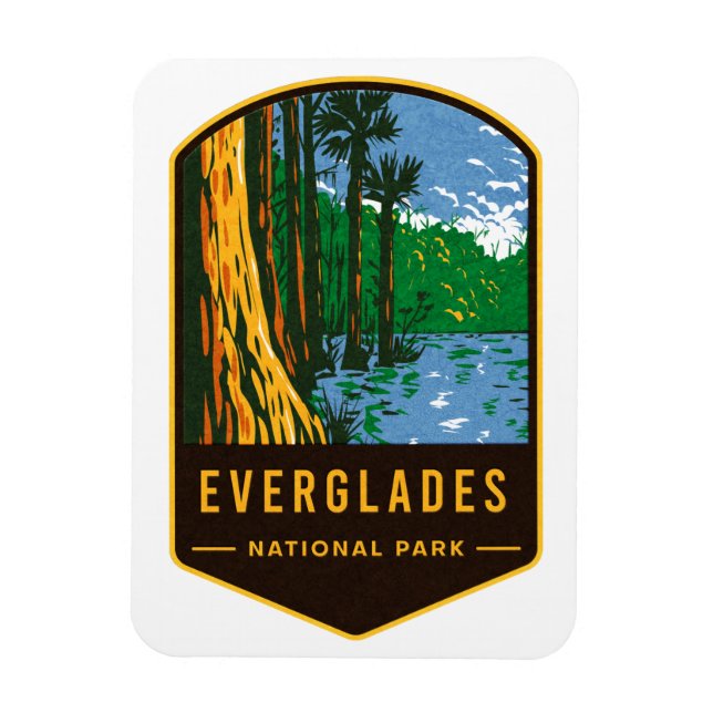 Imán Parque nacional Everglades (Vertical)