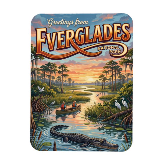 Imán Parque Nacional Everglades Florida (Vertical)
