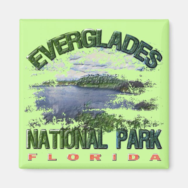 Imán Parque Nacional Everglades, Florida (Frente)