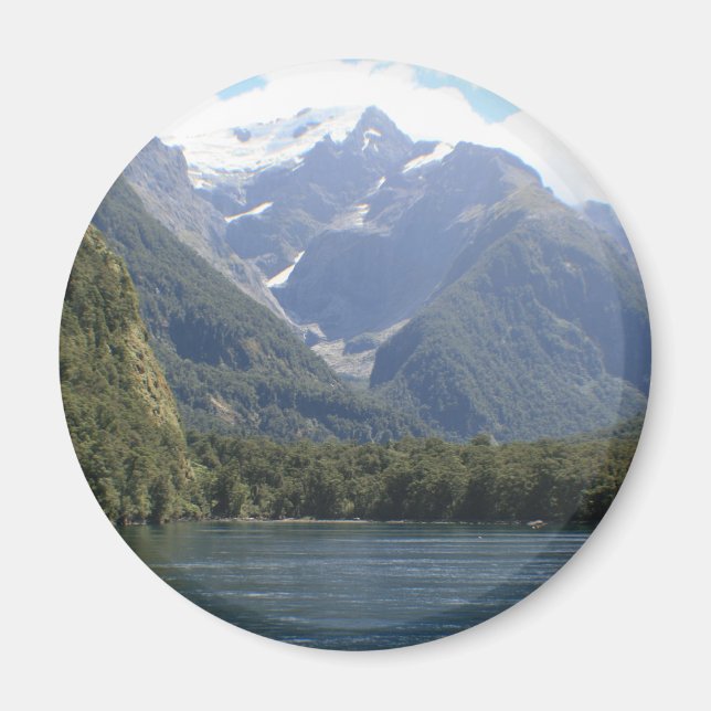 Imán Parque nacional Fiordland, Nueva Zelanda (Frente)