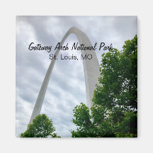 Parque Nacional Gateway Arch, St. Louis, MO Magnet