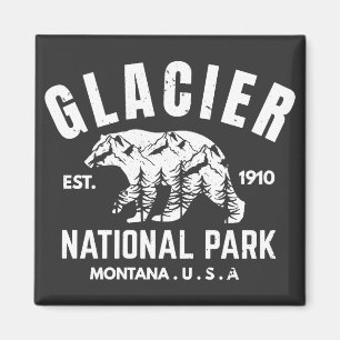 Imán Parque Nacional Glaciar Montana EE. UU.