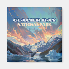 Imán Parque nacional Glacier Bay Alaska