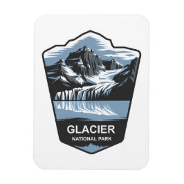 Imán Parque nacional Glacier Emblem
