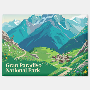 Imán Parque Nacional Gran Paradiso Italia