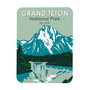 Imán Parque nacional Gran Teton Jackson Hole Valley