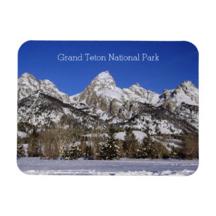 Imán Parque Nacional Grand Teton Flexible Invierno
