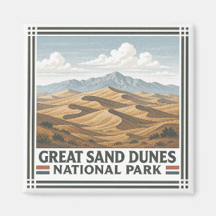 Imán Parque nacional Grandes Dunas de Arena