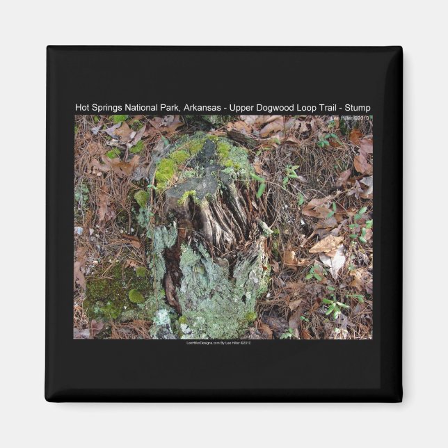 Imán Parque nacional Hot Springs, AR Upper Dogwood Loop (Frente)