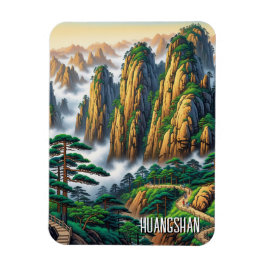 Imán Parque Nacional Huangshan China