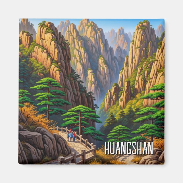 Imán Parque Nacional Huangshan China (Frente)