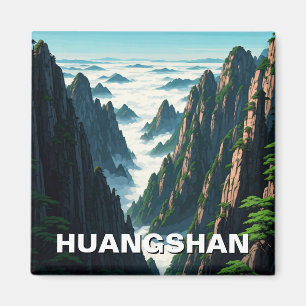 Imán Parque nacional Huangshan China