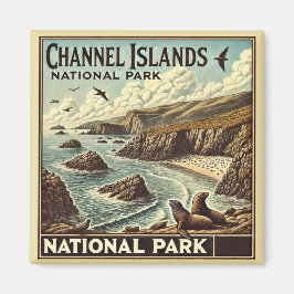 Imán Parque nacional Islas del Canal