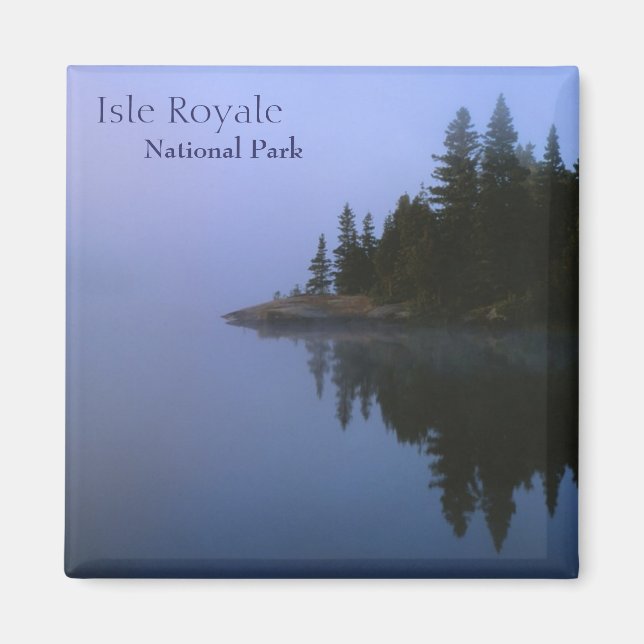 Imán Parque nacional Isle Royale (Frente)