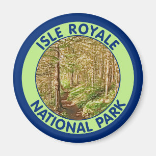 Imán Parque nacional Isle Royale, Michigan