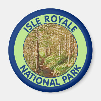 Imán Parque nacional Isle Royale, Michigan