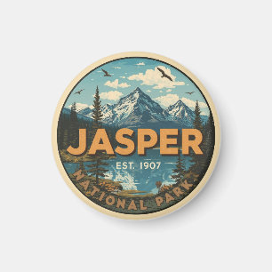 Imán Parque Nacional Jasper aventura en las Montañas Ro