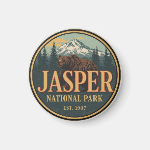 Imán Parque Nacional Jasper aventura en las Montañas Ro