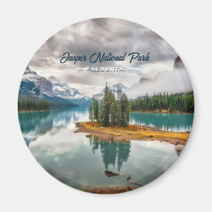 Imán Parque nacional Jasper Banff Canada Souvenir