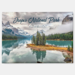 Imán Parque nacional Jasper Banff Canada Souvenir