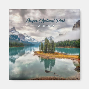 Imán Parque nacional Jasper Banff Canada Souvenir
