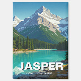 Imán Parque nacional Jasper Canadá