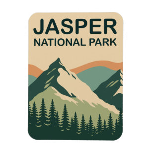 Imán Parque Nacional Jasper Canadá Arte Escénico de la