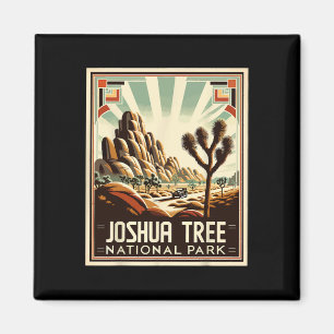 Imán Parque Nacional Joshua Tree Vintage Senderismo Cam