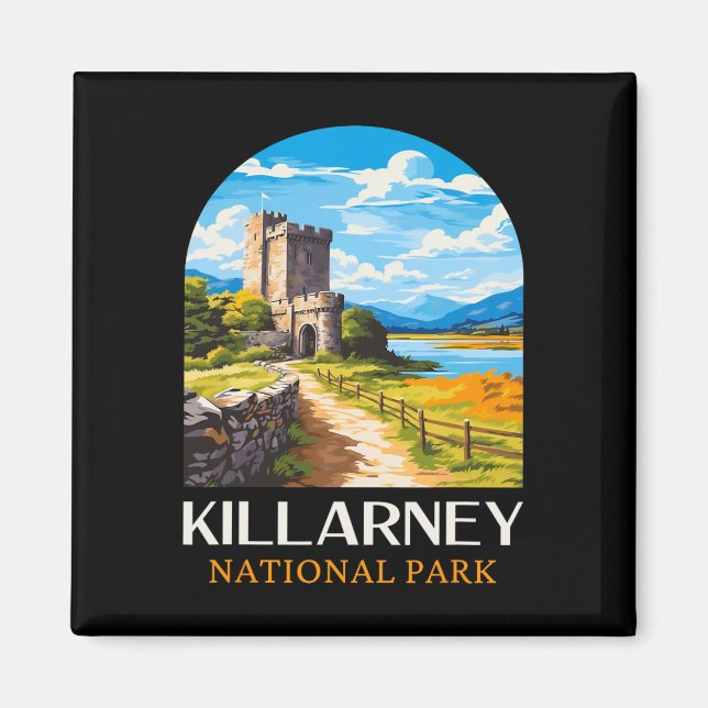 Imán Parque Nacional Killarney Senderismo Camping Viaje (Frente)