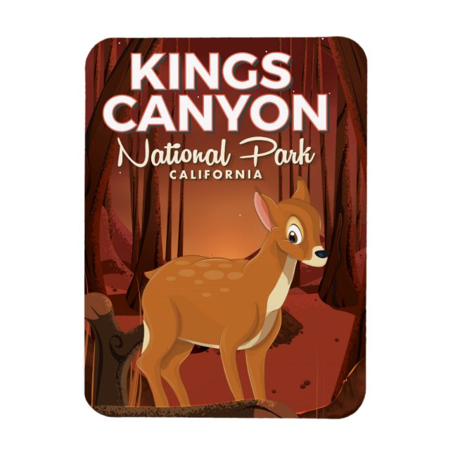 Imán Parque nacional Kings Canyon California (Vertical)