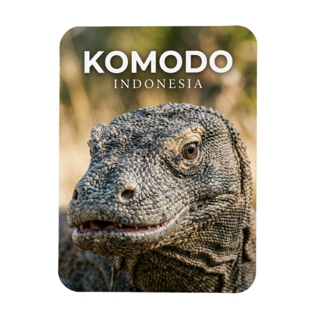 Imán Parque Nacional Komodo Indonesia (Vertical)