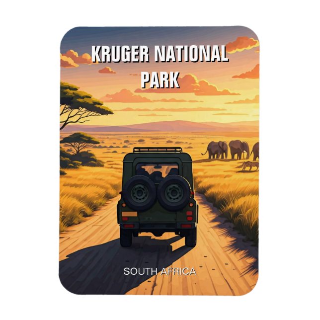 Imán Parque nacional Kruger Sudáfrica (Vertical)