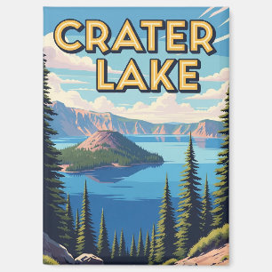 Imán Parque Nacional Lago del Cráter Viajes Oregon