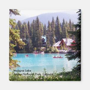 Imán Parque nacional Lago Maligno/Jasper, Canadá