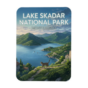 Imán Parque Nacional Lago Skadar Montenegro