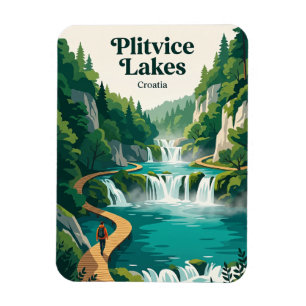 Imán Parque Nacional Lagos de Plitvice Croacia
