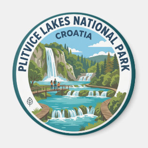 Imán Parque Nacional Lagos de Plitvice Croacia