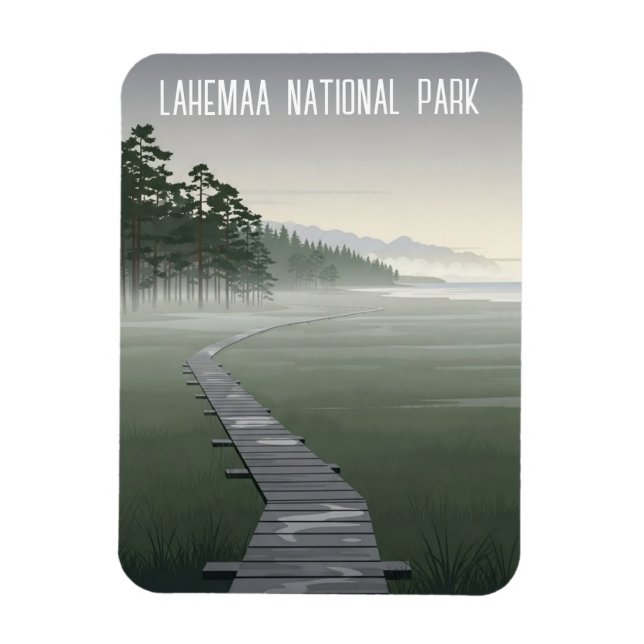 Imán Parque Nacional Lahemaa Estonia Viajes (Vertical)