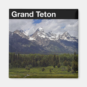 Imán Parque nacional magnífico de Teton