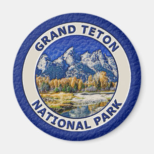 Imán Parque nacional magnífico de Teton