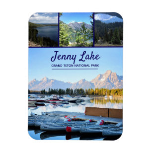 Imán Parque nacional magnífico del lago el   Teton