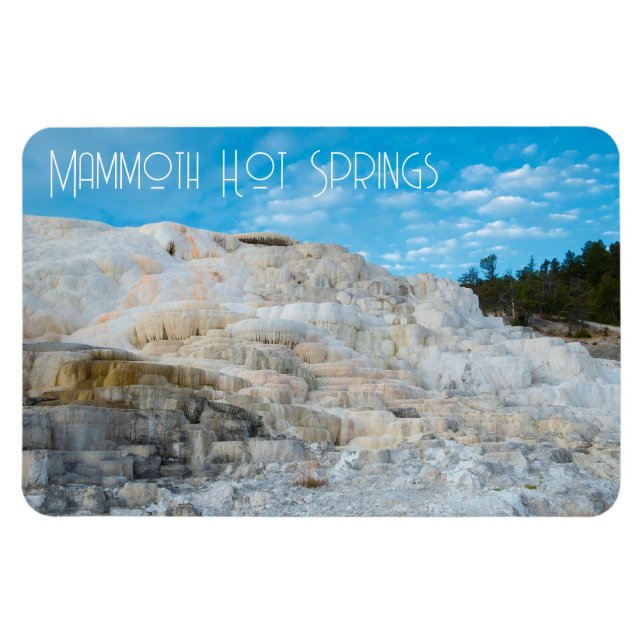 Imán Parque nacional Mammoth Hot Springs Yellowstone (Horizontal)