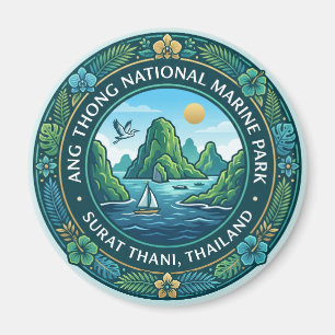 Imán Parque Nacional Marino Ang Thong Tailandia