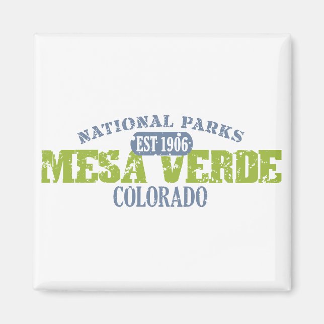 Imán Parque nacional Mesa Verde (Frente)